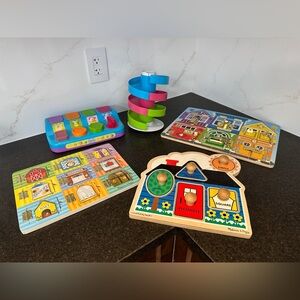 Melissa & Doug / Fat Brain Toys - Toddler Toy Lot